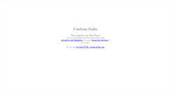 Desktop Screenshot of curiousgabe.com